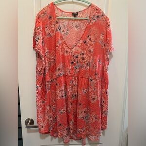 Torrid Babydoll Blouse Size 6